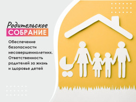 Городское родительское онлайн собрание "Обеспечение безопасности несовершеннолетних" Городское родительское онлайн собрание "Обеспечение безопасности несовершеннолетних".